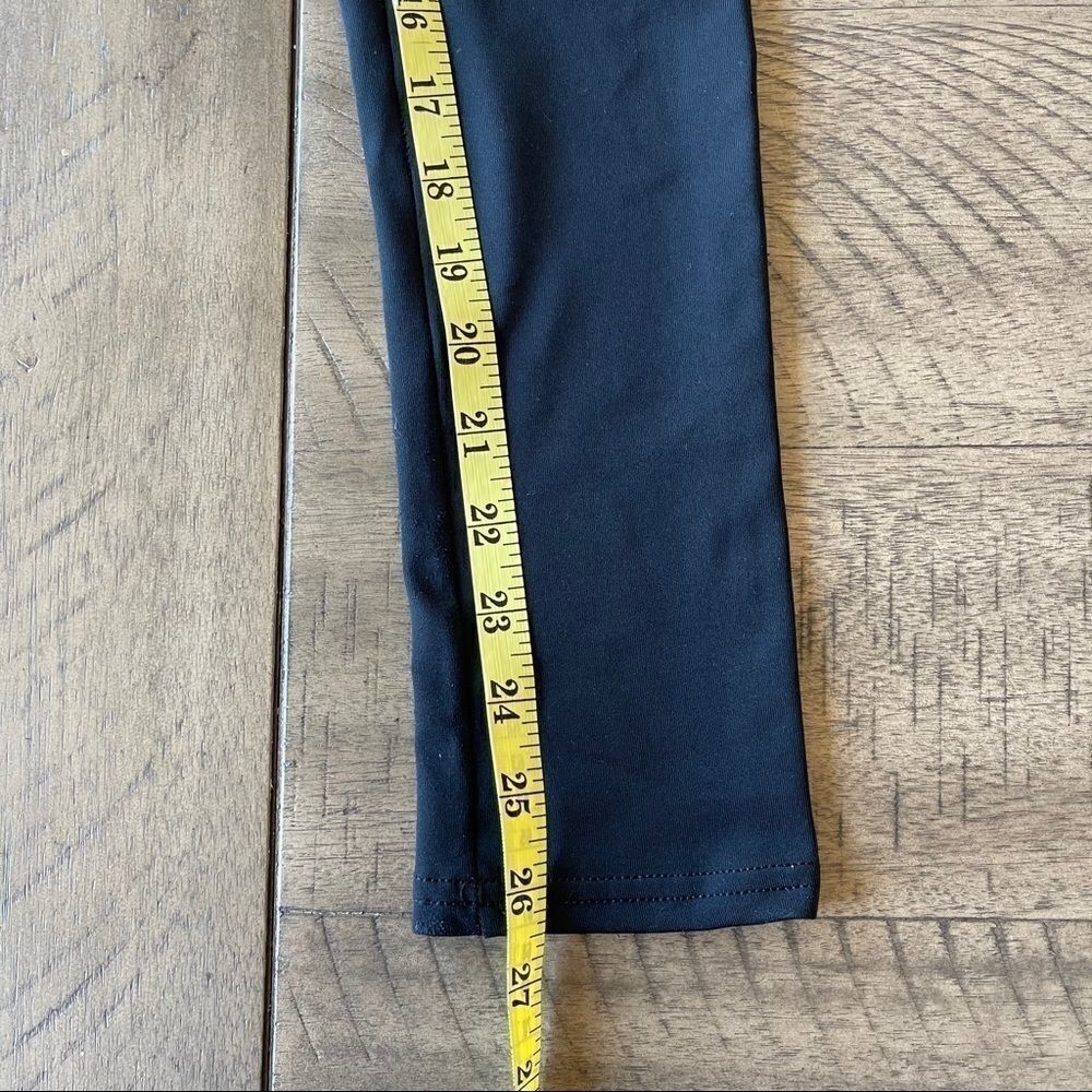 ‎Girl's Black Leggings with Rhinestone Pocket - Picture 6 of 8